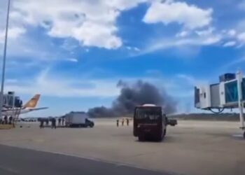Se registró un accidente en el aeropuerto Simón Bolívar de Maiquetía