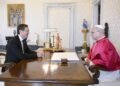 El papa León XIV recibió al presidente de Israel en el Vaticano