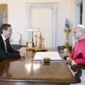 El papa León XIV recibió al presidente de Israel en el Vaticano
