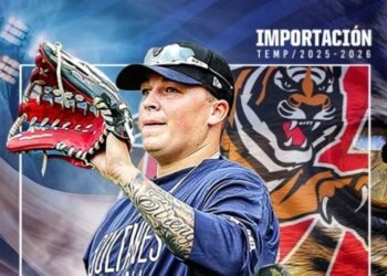 Nick Struck lanzará para Tigres de Aragua en la próxima campaña de la LVBP