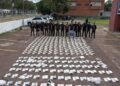 Incautaron 300 kilos de drogas y varios explosivos en Bolívar
