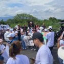 Familiares de colombianos presos en Venezuela protestaron en Puente Simón Bolívar