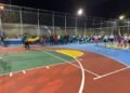 Entregaron rehabilitada cancha de usos múltiples del sector San Roque del municipio Andrés Mata