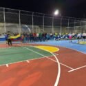 Entregaron rehabilitada cancha de usos múltiples del sector San Roque del municipio Andrés Mata