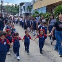 Casa Andrés Mata celebró aniversario con un desfile con dos escuelas por las calles de Carúpano