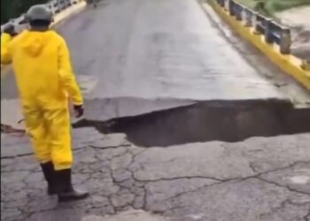 Sucre | Colapsó el puente de Aricagua y se desbordó río en La Fragua y Las Trincheras