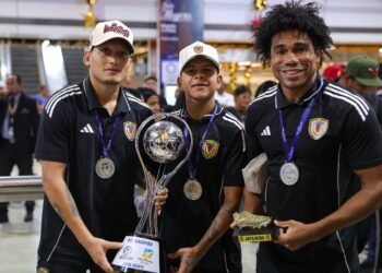 Venezuela se colgó una medalla plateada en la Liga Conmebol Evolución de fútbol playa