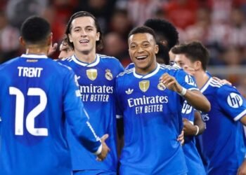 Un fantástico Mbappé condujo triunfo del Real Madrid en champions