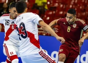 La Vinotinto de futsal le propinó doble derrota a Perú en la Liga Evolución