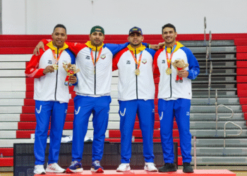 Con los tres hermanos Limardo, Venezuela gana el oro en la espada por equipos