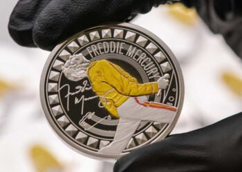 Casa de la moneda británica lanzó moneda conmemorativa de Freddie Mercury