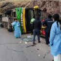 Al menos cinco muertos tras accidente de un autobús en el sur de Perú