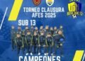 Nueva Cádiz se consagró en la categoría sub 13 del torneo, avalado por Afes