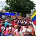 Fuerzas del chavismo salieron a marchar en Bermúdez para pedir la liberación de Maduro y Flores