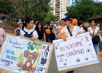 Activistas marcharon en Carúpano para pedir respeto a la vida animal