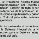Maduro declara estado de conmoción exterior en Venezuela tras "agresión militar" de EE.UU.