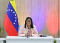 Delcy Rodríguez aseguró que ningún "agente externo" gobierna en Venezuela