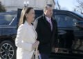 María Corina Machado llegó a la Casa Blanca para un almuerzo con Trump