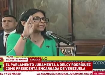 Delcy Rodríguez jura como presidenta encargada de Venezuela tras la captura de Maduro