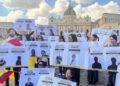 Protestas a favor y en contra de la captura de Maduro generan tensión en Roma