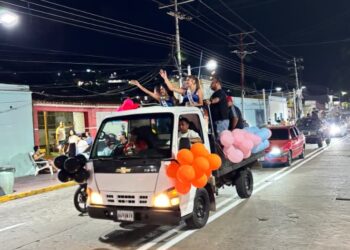 Realizaron caravana oficial de las candidatas al Reinado de Carnaval Guanta 2026