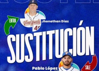 Díaz suplirá a López en la selección de Venezuela de cara al Clásico Mundial