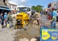 Alcaldía de Arismendi reparó calle Los Chaguaramos con una capa de pavimento rígido