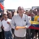 Jubilados de las salinas tomaron las puertas de la Unidad I de la procesadora en la población de Araya