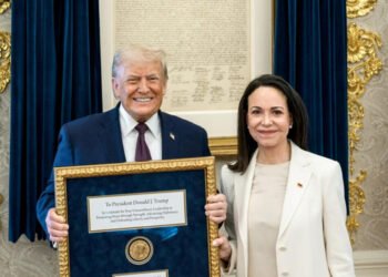 Trump se reunió por segunda vez con María Corina Machado en la Casa Blanca
