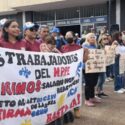 Trabajadores públicos protestan en Barquisimeto y denuncian “emergencia humanitaria laboral” 