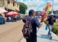 Vendedores ambulantes reducen sus jornadas de trabajo ante altas temperaturas en El Tigre (+Fotos)