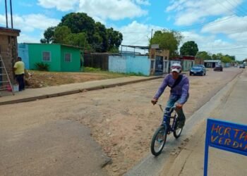 Entre huecos "eternos" transitan ciudadanos en calle La Bomba de El Tigre (+Video)