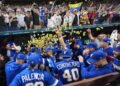 Venezuela celebra triunfo ante Japón en el Mundial de Béisbol y su pase a Los Ángeles 2028