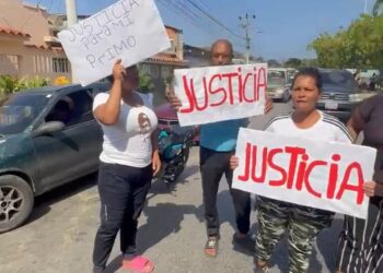Familiares de jóvenes atropellados protestan en Cumaná para exigir justicia