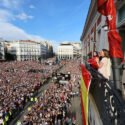 Miles de personas recibieron a María Corina Machado en Madrid al grito de "¡Presidenta!"