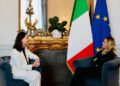 Meloni se reunió con María Corina Machado en Roma