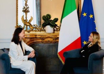 Meloni se reunió con María Corina Machado en Roma