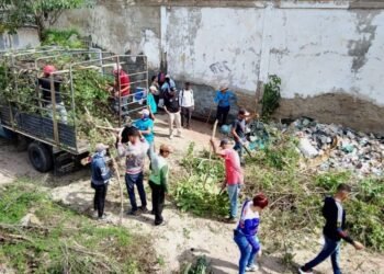 Equipos de la Alcaldía de Bermúdez transformaron antiguo basurero en un vivero ornamental