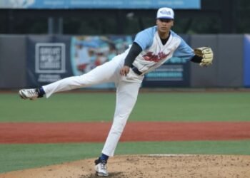 Naval Yeiber Cartaya fue el lanzador de la semana en la categoría A Avanzada