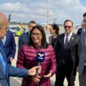 Delcy Rodríguez llegó a Países Bajos para "defender" a Venezuela en disputa por el Esequibo