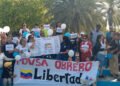 Realizaron protesta para exigir la liberación de petroleros detenidos de Anzoátegui