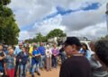 Ciudadanos de El Tigre protestan en Hidroven para exigir agua
