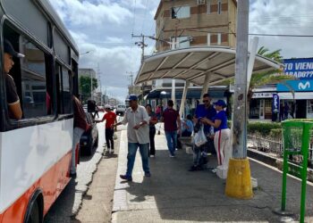 Aumenta el tiempo de espera en paradas de transporte público de El Tigre