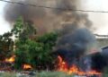 Bomberos de la UDO hicieron llamado a evitar quema de basura en Cumaná