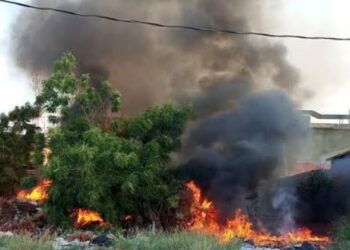Bomberos de la UDO hicieron llamado a evitar quema de basura en Cumaná