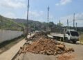 Obra en la vía Los Machos obliga a usuarios y transportistas a cambiar su rutina