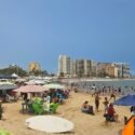 Playas de Lechería estuvieron concurridas en el Día del Trabajador