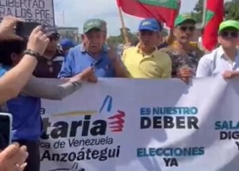 PUD en Anzoátegui apoyó a los trabajadores durante la protesta del 1 de mayo