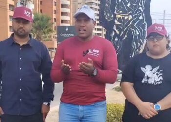 Dirigente de ABP Sotillo visitó la escultura de César Pereira en Urbaneja