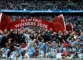Manchester City venció 1-0 al Chelsea y levantó la Copa FA en Inglaterra